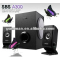 Heavy bass 2.1 usb computer speakers SBS-A300 for dvd player